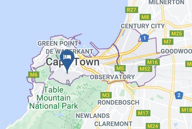 City Of Cape Town - Three Boutique Hotel Maps