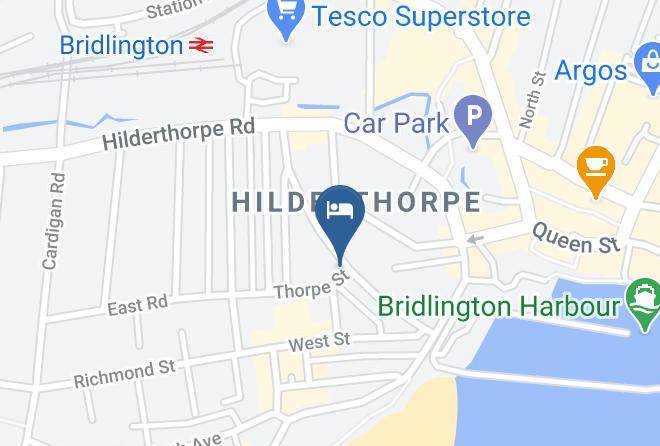 East Riding Of Yorkshire - Three Gables Hotel Maps