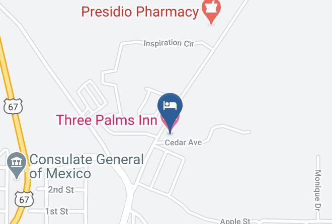 Presidio - Three Palms Inn Maps