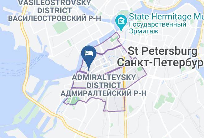 Saint Petersburg - Three Rivers Hotel Maps