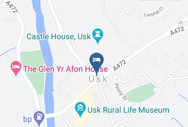 Monmouthshire - Three Salmons Hotel Maps