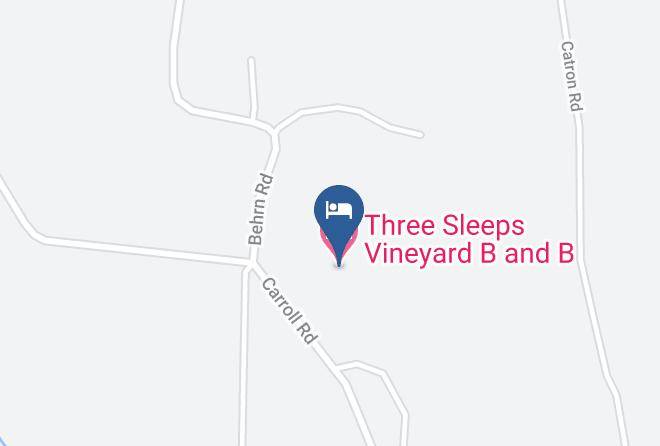 Three Sleeps Vineyard B And B Map - Oregon - Wasco