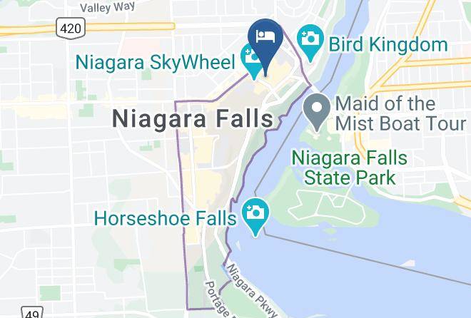 Niagara - Thriftlodge Niagara Falls At The Falls Maps