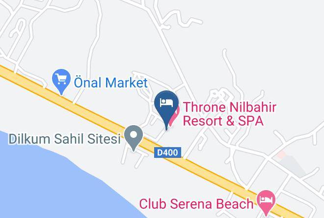 Manavgat - Throne Beach Resort & Spa Maps