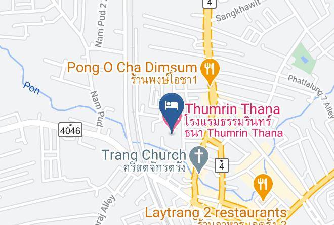 Amphoe Mueang Trang - Thumrin Thana Hotel Maps
