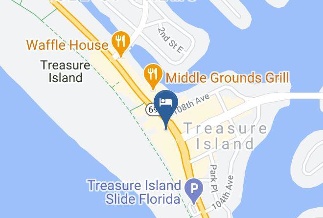 Pinellas - Thunderbird Beach Resort Maps