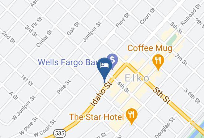 Elko - Thunderbird Motel Maps