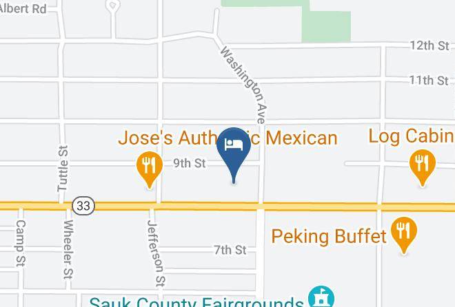 Sauk - Thunderbird Motor Inn Maps