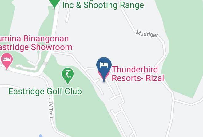 Thunderbird Resorts Rizal Map
