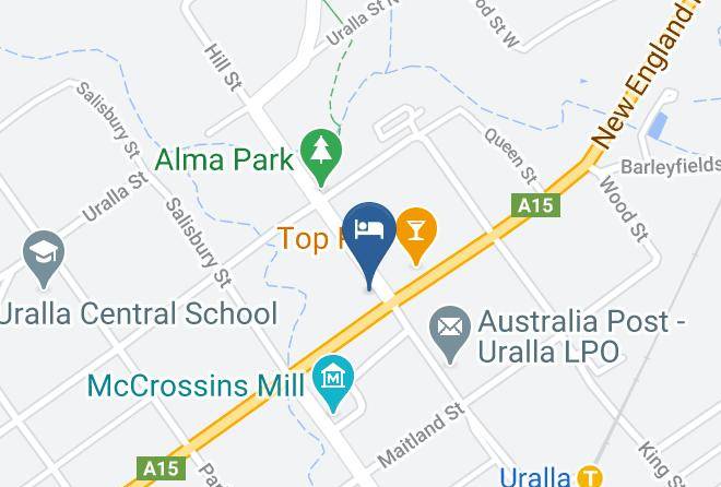 Uralla - Thunderbolt Inn Maps