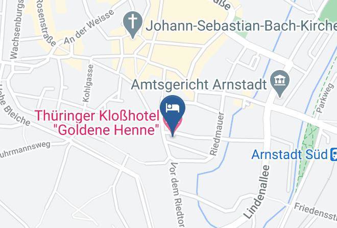 Ilm Kreis - Thuringer Kloshotel Goldene Henne Maps