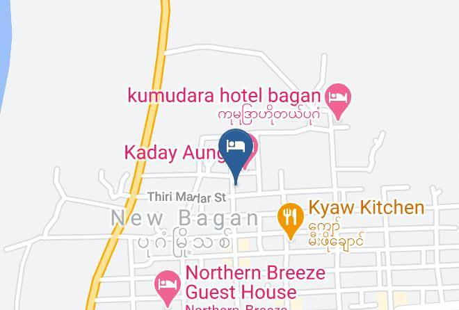 Nyaung U - Thurizza Hotel Bagan Maps