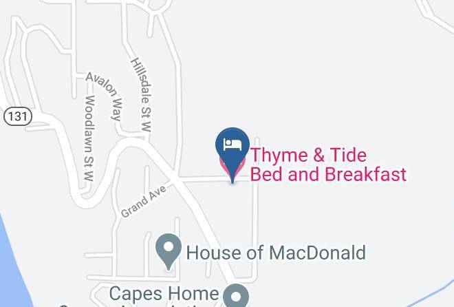 Tillamook - Thyme & Tide Bed And Breakfast Maps