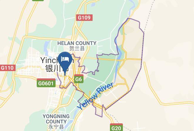 Yinchuan - Tian Hu Jiahua Hotel Maps
