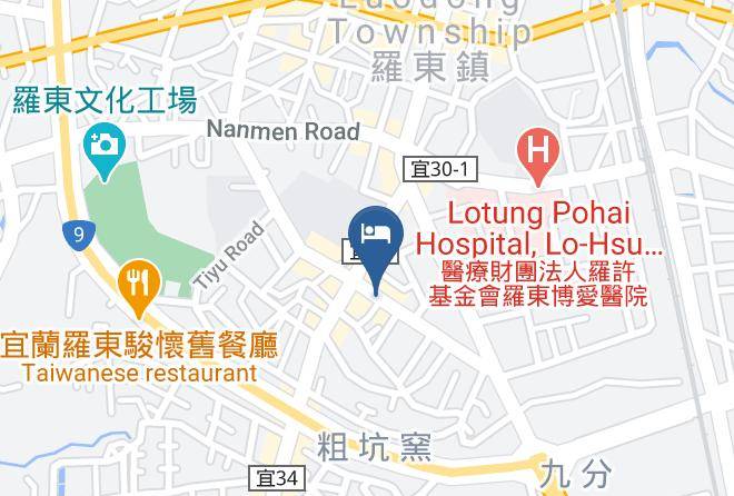 Yilannty - Tian Yu Hotel Maps