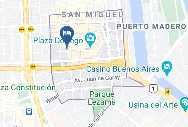 Buenos Aires - Hotel Boutique Tiana Maps