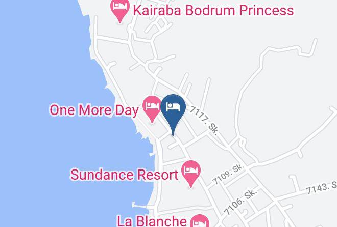 Bodrum - Tiana Moonlight Hotel Maps