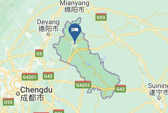 Deyang - Tiancheng Jiudian Maps