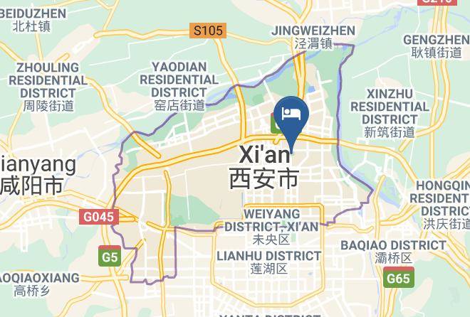Xi An - Tianding Hotel Maps