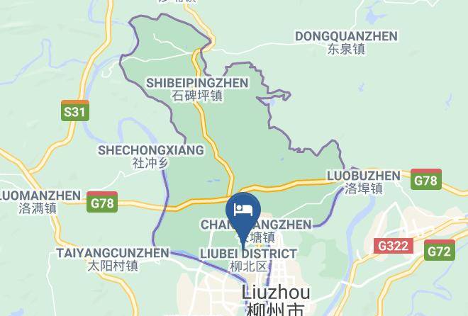 Tiandu Hotel Liuzhou Map