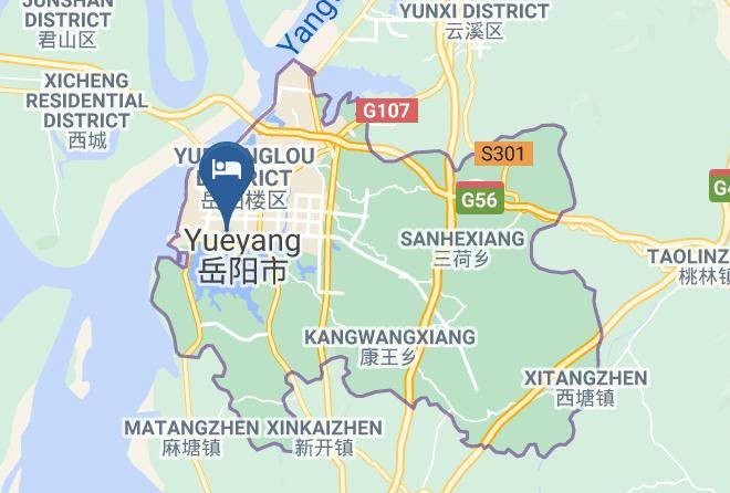 Yueyang - Tiandu Hotel Maps