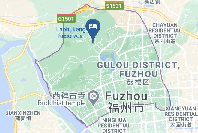 Fuzhou - Tianfeng Hotel Chinese Restaurant Maps