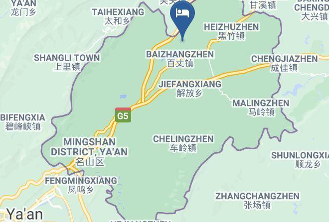 Yaan - Tianfu Renjia Hotel Maps