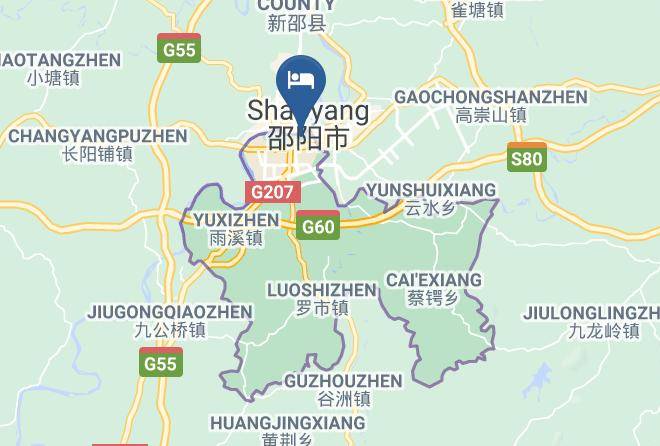 Shaoyang - Tianhan Shanglv Hotel Maps