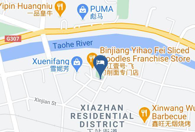 Yangquan - Tianhe Daoyi Express Hotel Maps