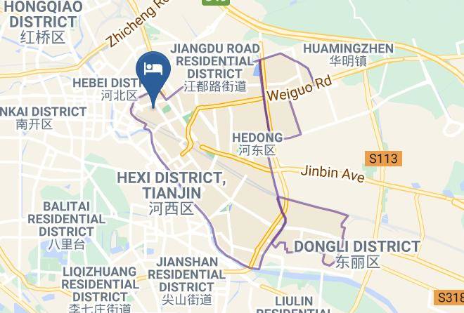 Hedong District - Tianjin Enjoy Creative Hotel Maps