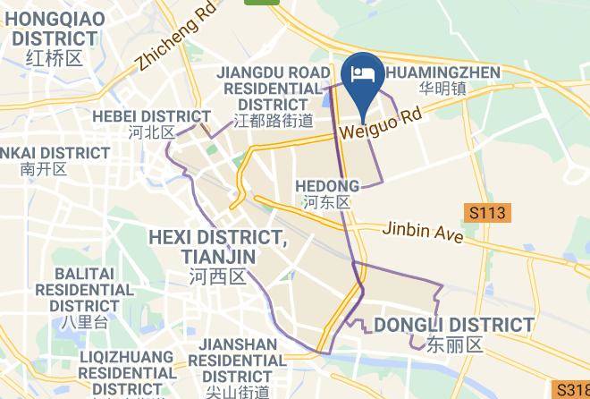 Hedong District - Tianjin Ruijie Hotel Weiguo Avenue Maps