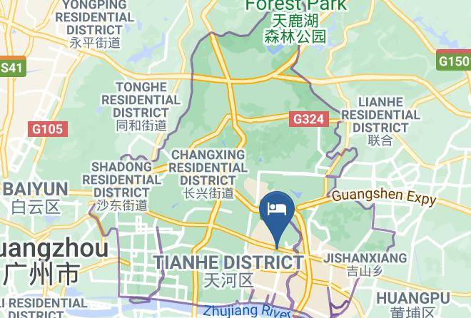 Guangzhou - Tianlai Express Hotel Maps