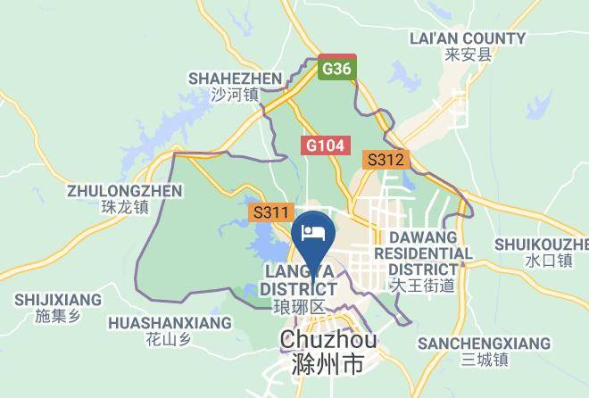 Chuzhou - Tianranju Hotel Maps
