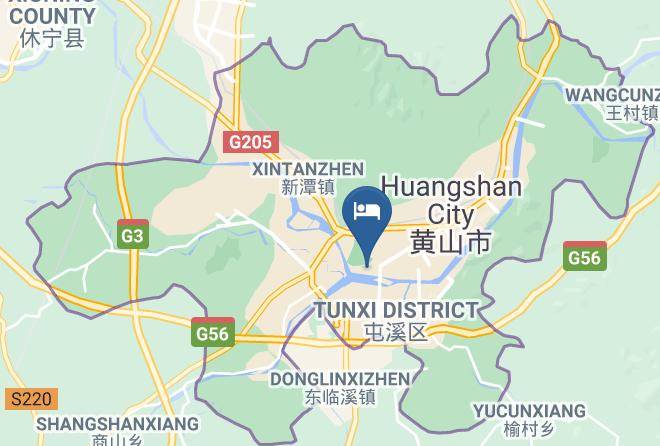 Huangshan - Tianshang Renjian Hotel Maps