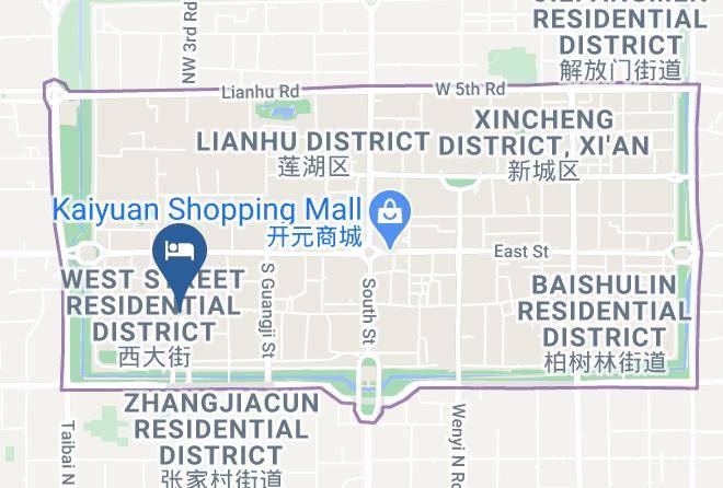 Xi An - Tianshuiyuan Hotel Maps