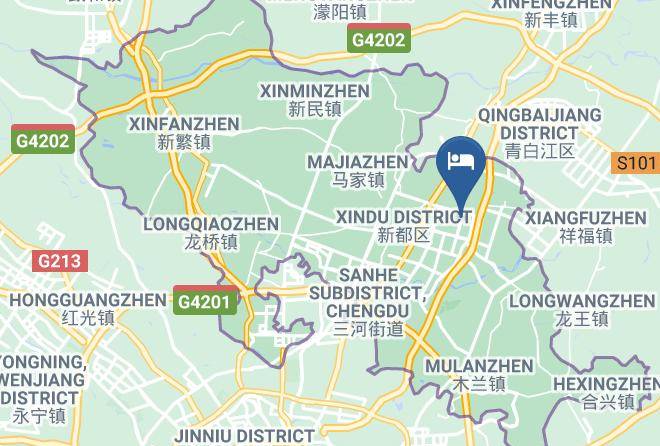 Chengdu - Tiantian Sunday Commercial Hotel Maps