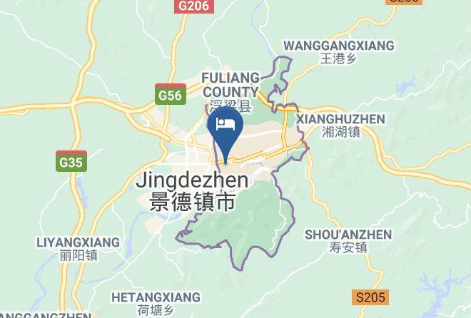 Tiantian Yugang International Hotel Jingdezhen Map