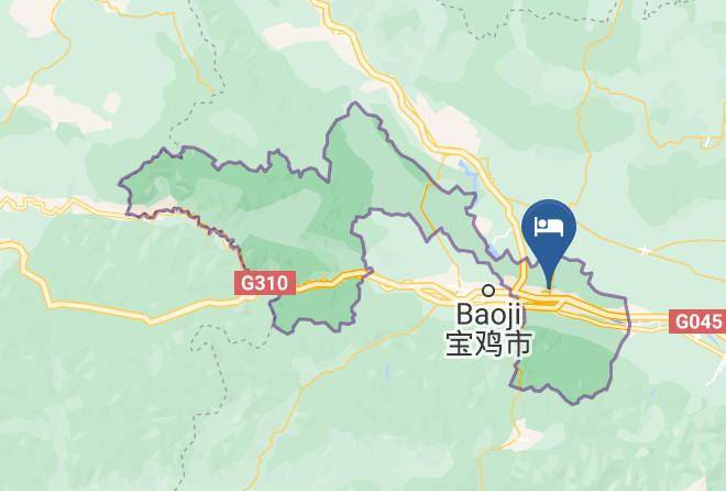 Baoji - Tianwaitian Hotel Maps