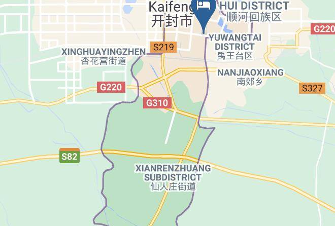 Kaifeng - Tianxi Hotel Maps