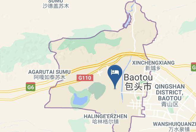 Baotou - Tianxin Hotel Maps