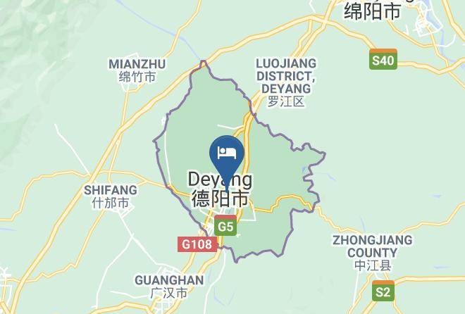 Deyang - Tianxiyuan Hotel Maps