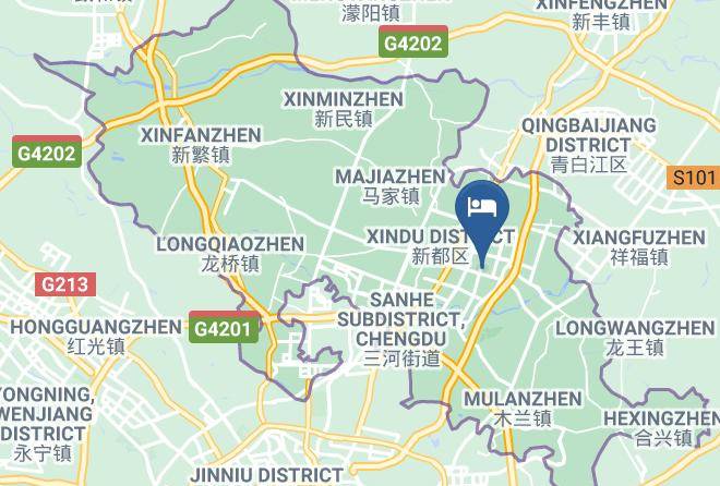 Chengdu - Tianyi Business Hotel Maps
