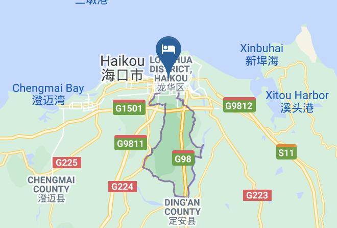 Haikou - Tianyi Lake View Hotel Maps