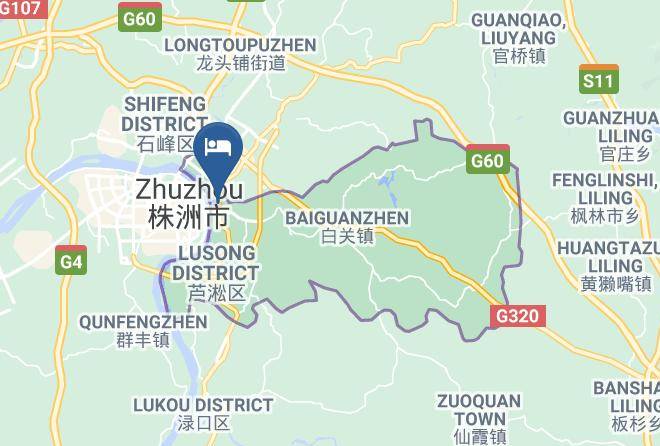 Zhuzhou - Tianyu Hotel Maps