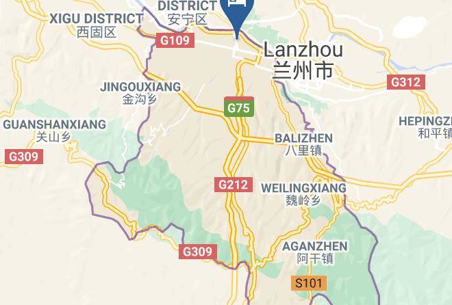 Lanzhou - Tianyuan Business Hotel Maps