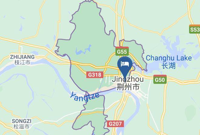 Jingzhou - Tianyuan Hotel Maps
