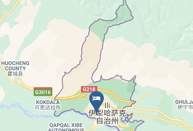Ili Kazak Aut Prefecture - Tianyuan International Hotel Maps
