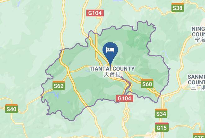 Taizhou - Tianyue Hotel Maps