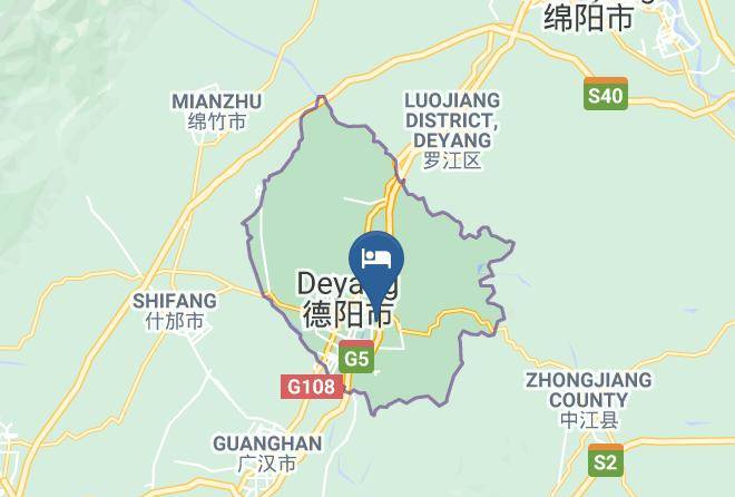 Deyang - Tianyun Leisure Hotel Maps