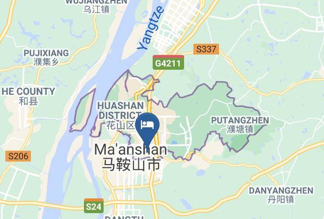 Maanshan - Tianzhiyuan Hotel Maps